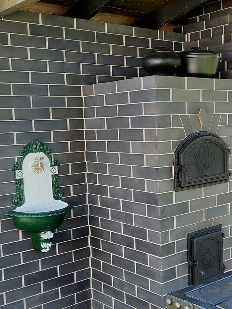 Кладка барбекю